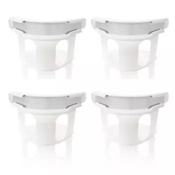 4 шт. Держатель простыни Пластиковая игрушка для снятия стресса Легкая установка Нескользящие зажимы для простыни Декор для кровати в помещении белый