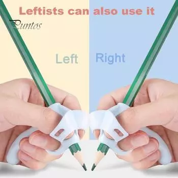 4 шт. детский держатель для карандашей эргономичный дизайн ручка корректор карандаши практика письма силиконовые накладки на пальцы помощь при захвате ручки A