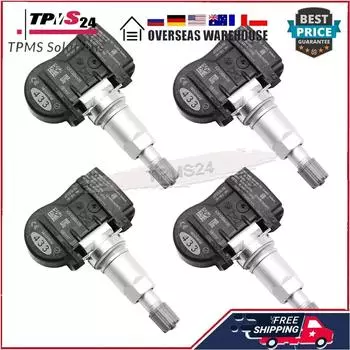 4 шт. для 2018 DODGE DURANGO 2016-2018 JEEP GRAND CHEROKEE 433 МГц TPMS датчик давления воздуха в шинах 68252495AB 68252495AA 68252495AC