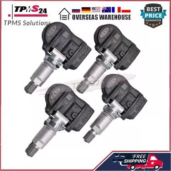 4 шт. для 2018 DODGE DURANGO 2016-2018 JEEP GRAND CHEROKEE 433 МГц TPMS датчик давления воздуха в шинах 68252495AC 68252495AA 68252495AB