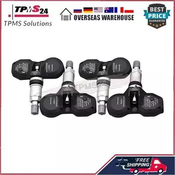 4 шт. для Alpina Alpina 5 B3 BMW 6-й серии [E63] 7-й серии [F01] Rolls-Royce Ghost Phantom 433 МГц Датчики давления в шинах 36236798726