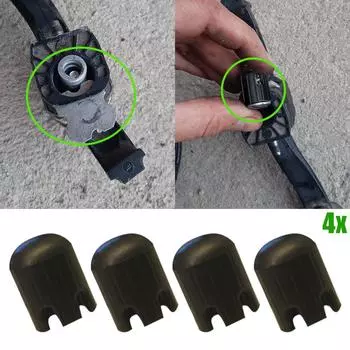 4 шт. для BMW 1 серии E87 F20 F21 2004 2005 2006 2007 2008 - 2020 автомобильный дверной ограничитель ремень ремонтный комплект стопор демпфирующий зажим черный