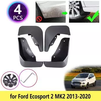 4 шт. для Ford Ecosport 2 MK2 2013 2014 2015 2016 2017 2018 брызговики брызговики на крыльях Fit Before Facelift