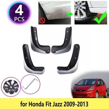 4 шт. для Honda Fit Jazz 2009 2010 2011 2012 2013 новые брызговики брызговики Fender брызговики защищают автомобильные аксессуары Fit Before Facelift