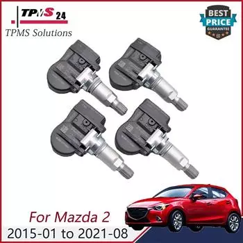 4 шт для Mazda 2 2015-2025 TPMS датчик давления в шинах датчик BHB637140A GS1D37140 433 МГц For Mazda&2 (2015-2021)