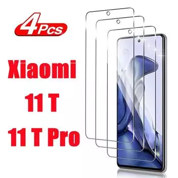 4 шт. для Xiaomi 11T Защитная пленка для экрана Xiaomi 11T Pro закаленное стекло 9H для Xiaomi 11t Pro стекло Xiaomi Mi 9 SE чистый