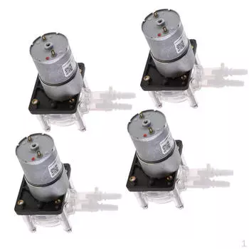 4 шт. Дозирующий насос постоянного тока 12 В - перистальтическая головка для аквариумной лабораторной аналитической воды, шарик из полиоксиметилена