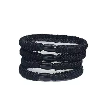 4 шт. Европейские и американские резинки для волос цвета кэмел, высокой эластичности, для женщин, девочек, держатель для хвостика, аксессуары для волос