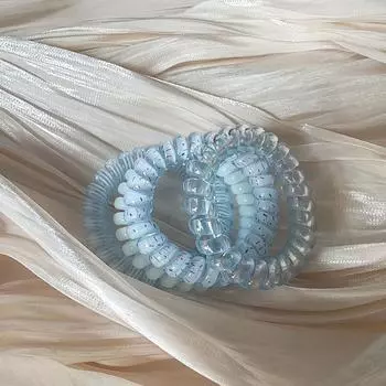 4 шт. Европейские и американские резинки для волос высокой эластичности в виде телефонного шнура для женщин, девочек, держатель для хвостика, кольца для волос, аксессуары