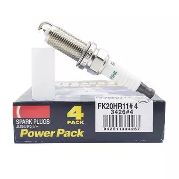 4 шт. FK20HR11 3426 иридиевые свечи зажигания для Volvo S40 S60 S80 V50 V70 XC60 Honda Civic Insight Jazz III 1.3 Hybrid 4PCS