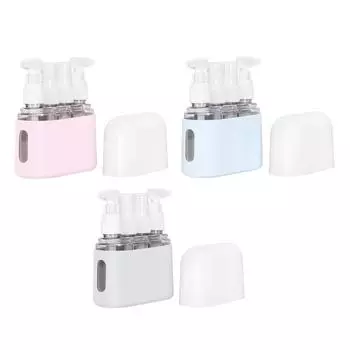 4 шт. Флакон-спрей для макияжа, контейнер для туалетных принадлежностей, 50 мл, компактный, пустой, для лосьона синий