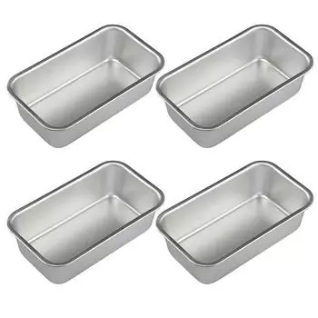 4 шт. Форма для тостов Противень для выпечки хлеба Торт Кухонные принадлежности Французская бытовая тарелка серебряный