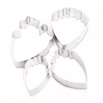 4 шт формочка для печенья пион цветок лепестки DIY плесень многоразовая выпечка торта