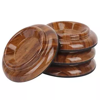 4 шт., фортепианные колпачки, противоскользящие круглые колпачки, коврики для рояля, подставки для ног пианино