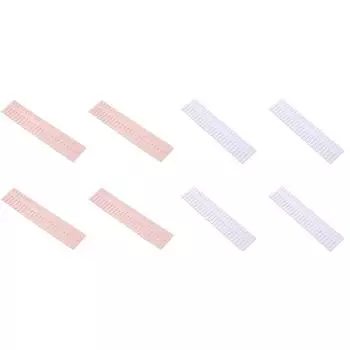 4 шт. гибкие регулируемые пластиковые разделители комода для носков, нижнего белья, макияжа * белый