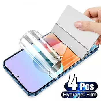4 шт. гидрогелевая пленка для Samsung Galaxy S23 S20 S21 S22 Plus Ultra FE Note 20 9 10 Plus A52S A30 A53 A51 A50 A21S Защитная пленка для экрана iphone 11 чистый