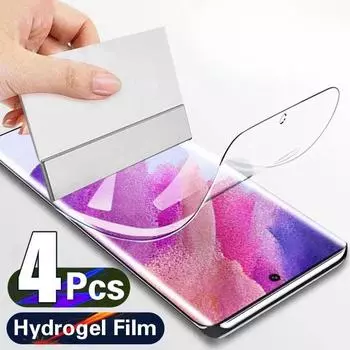 4 шт. гидрогелевая пленка для Samsung Galaxy S23 S20 S21 S22 Plus Ultra FE Note 20 9 10 Plus протектор экрана Note 8 чистый