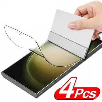 4 шт. гидрогелевая пленка для Samsung Galaxy S23 S22 Ultra S10 S8 S9 S20 Plus S21 FE Защитная пленка для экрана Samsung Note 10 20 Ultra Film Huawei P Smart 2019 чистый