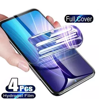 4 шт. гидрогелевая пленка с полным покрытием для Huawei P30 P20 P40 Lite P50 Pro, Защитная пленка для экрана для Huawei Mate 30 20 40 50 60 Pro Lite Huawei P20 Lite чистый