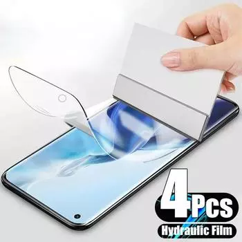 4 шт. гидрогелевая пленка с полным покрытием для Huawei P30 P20 P40 Lite P50 Pro, защитная пленка для экрана Huawei Mate 30 20 40 50 Pro Lite iphone 11 чистый