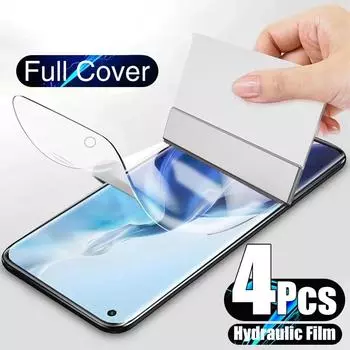 4 шт. гидрогелевая пленка с полным покрытием для Huawei P30 P20 P40 Lite P50 Pro, защитная пленка для экрана Huawei Mate 30 20 40 50 Pro Lite Huawei P20 Lite чистый