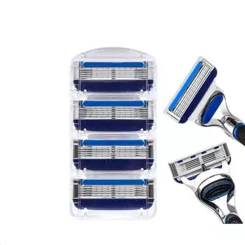 4 шт. Gillettee Fusione Proglide лезвия для бритья для мужчин безопасные лезвия кассетная бритва