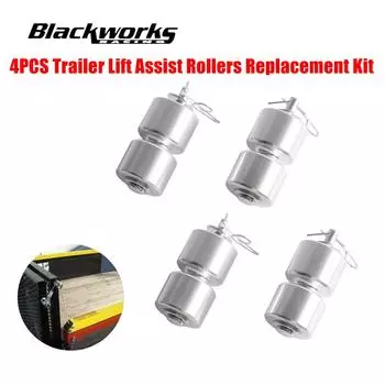 4 шт. GL1 GMNR925 комплект для замены роликов подъема прицепа алюминиевый сплав ролики штифты шайбы кольца серебристые DH-1054-4-S серебряный