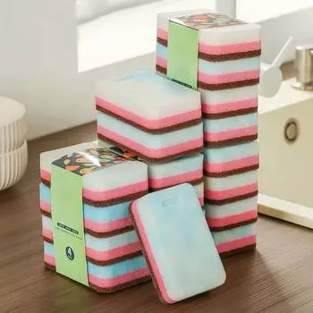 4 шт., губка-ластик, волшебная губка для обеззараживания, щетка для удаления ржавчины, чистящий блок, прочные кухонные инструменты для чистки 4pcs