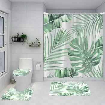 4 шт. HD-цифровая печать, взрывной набор из четырех предметов для ванной комнаты