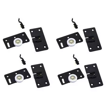 4 шт. Холоднокатаная сталь, прочная и надежная для дверей и ящиков, широкое применение, ограничительный стопор, самоочищающийся