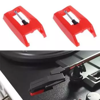 4 шт. иглы для проигрывателя виниловых пластинок универсальные сменные иглы для игл для проигрывателя виниловых пластинок 4Pcs