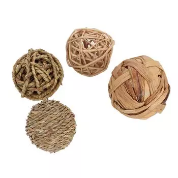 4 шт. Игрушка для активности мелких животных Игрушки-жевалки для питомцев Кролики Морские свинки Песчанки