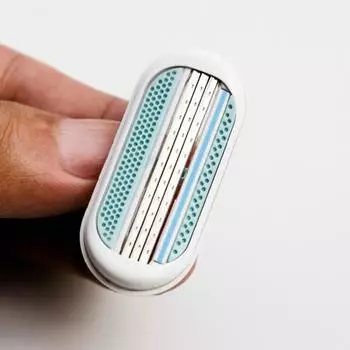 4 шт или 8 шт нержавеющая сталь 3-слойные женские бритвенные лезвия ручка сменная тройной лезвие эпилятор 4pcs