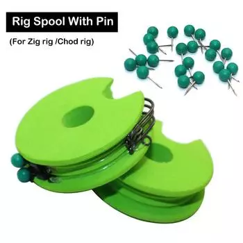 4 шт., инструмент для ловли карпа, катушка с 20 шт. булавками для зиг-ригов или чод-насадок, намоточные устройства из пенопласта EVA, аксессуары для снастей для ловли карпа