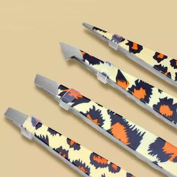 4 шт., инструмент для удаления волос на лице, красивый макияж, пинцет для бровей, розовое золото, зажимы для зажимов из нержавеющей стали, пинцет для наращивания ресниц