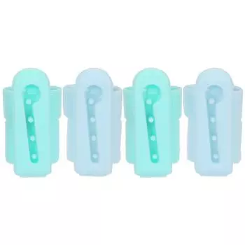 4 шт. Инструмент для вязания наперсток пластиковые направляющие для пальцев свитер шерстяная пряжа швейные принадлежности