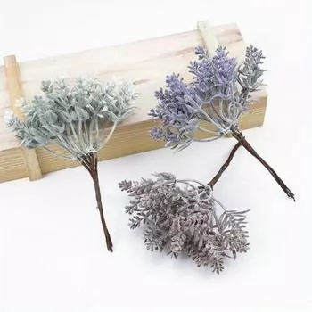 4 шт. искусственные растения сделай сам подарочная коробка свадебные декоративные цветы рождественские гирлянды украшения для дома аксессуары