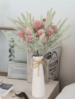 4 шт. искусственных шарика одуванчика, искусственный букет одуванчика, искусственный цветок одуванчика для свадебных букетов, вечеринок, домашнего декора белый