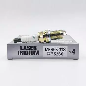 4 шт. IZFR6K-11S 5266 лазерные платиновые свечи зажигания для Honda Civic FRV 2006-2011 1.8L III 2.0L CRV 06-12 IZFR6K11S автомобильные аксессуары 4pcs