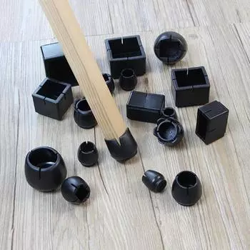 4 шт. износостойкие силиконовые накладки на ножки стульев, чехлы для столов, носки, накладки на ножки мебели, защитные накладки на пол, нескользящие чашки с круглым дном