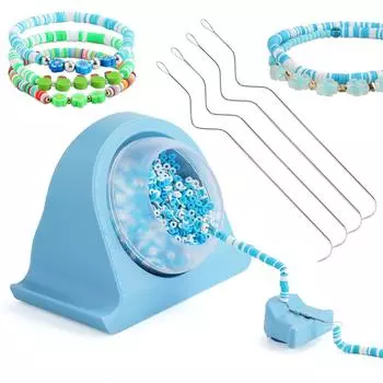 4 шт. изогнутые иглы для бисероплетения из нержавеющей стали, практичный набор изогнутых игл для бисероплетения, бижутерии и украшений 1