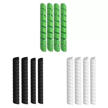 4 шт. Эффективная садовая защита ствола дерева Практичные спирали Трубка для защиты растений белый