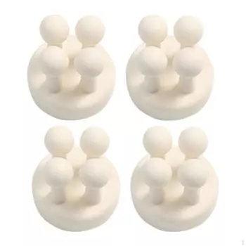 4 шт., кабельные зажимы, держатель для шнура, настенный органайзер для хранения кухонных полотенец светло-синий