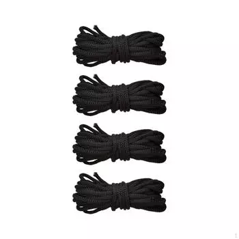 4 шт. канаты для сетки батута, сменные прочные шнуры 460 см для ремонта и обслуживания