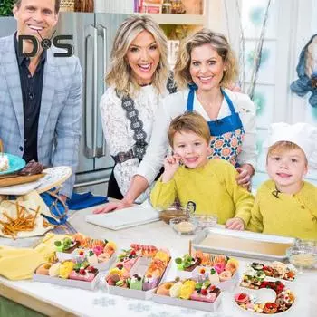 4 шт. картонный поднос с цифрами, заполняемый контейнером для сладостей, кексов, колбасных изделий, бумажная коробка, коробка для угощений на выпускной, годовщину, день рождения белый