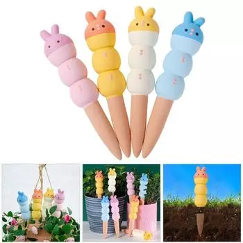 4 шт. Керамические самополивающиеся шипы для комнатных растений, небольшие автоматические поилки для горшечных цветов, комнатных растений, садоводства