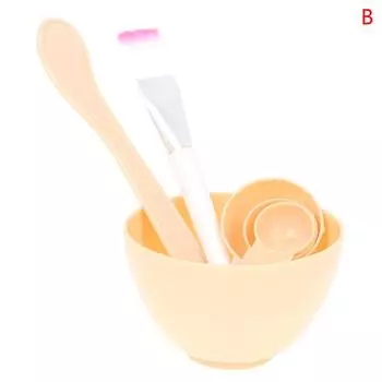 4 шт., кисть для лица, маска, набор ложек, маска, кисть, бар, косметический инструмент «сделай сам», инструмент для смешивания B
