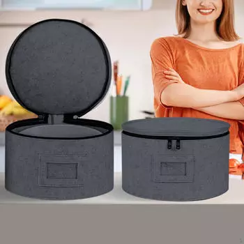 4 шт. Китайские контейнеры для хранения, тарелка с крышкой, штабелируемый органайзер для серый