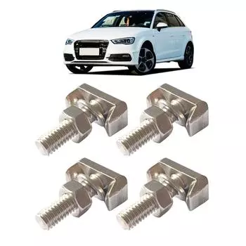 4 шт. клеммные соединители для кабелей аккумулятора, крепежный Т-образный болт, заменяющий верхний положительный и отрицательный полюс для большинства моделей автомобилей 19116852