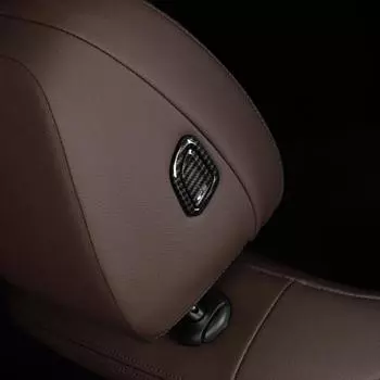 4 шт., кнопки на подголовнике автомобиля из АБС-пластика, декоративная крышка с блестками, внутренние наклейки для BMW 3 серии G20 G21 G28, авто серебряный